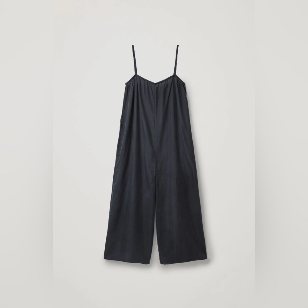 COS Silk Charcoal Romper
